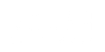 Rough Luck Golf white wordmark logo — fun golf game